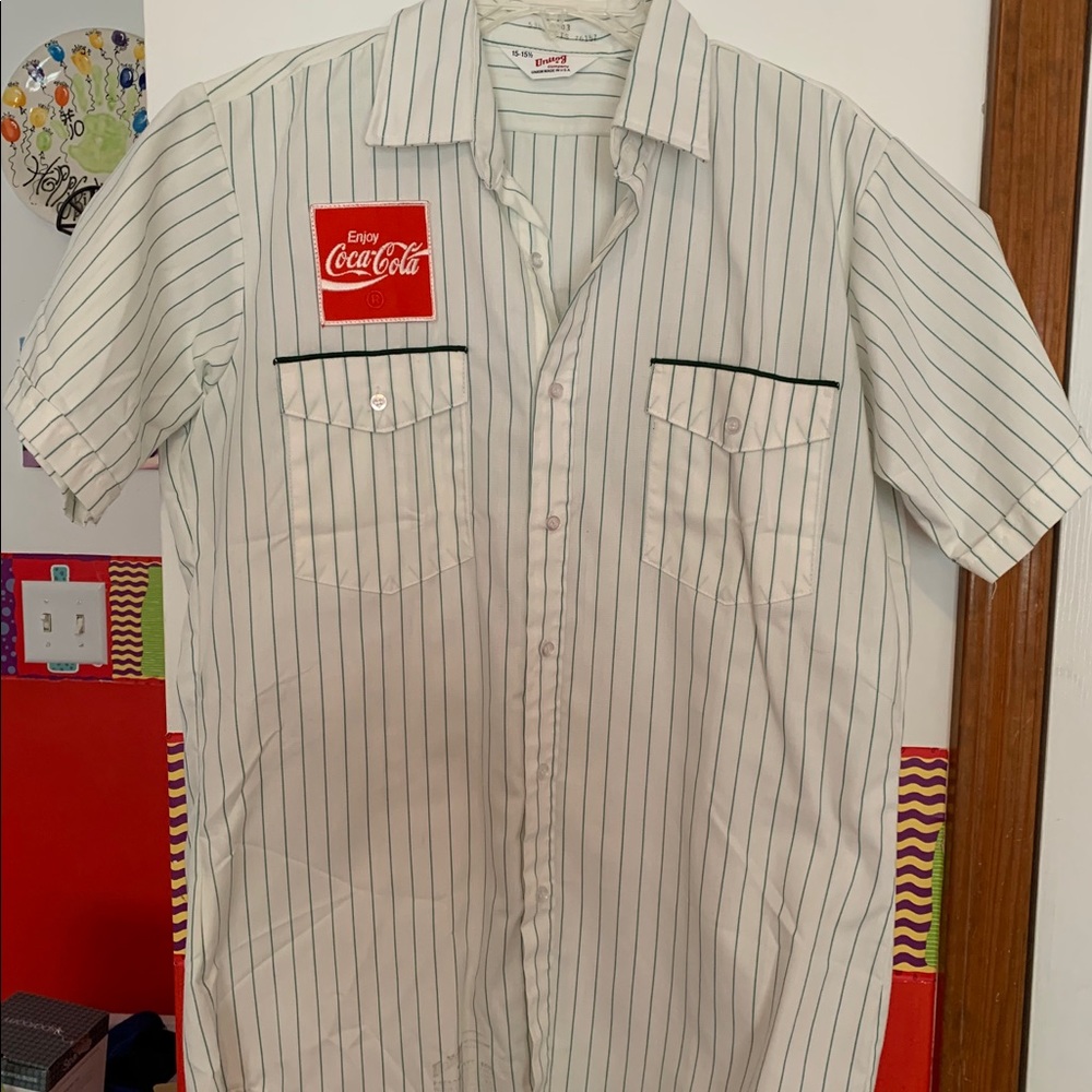 Vintage CocaCola Delivery Buttondown